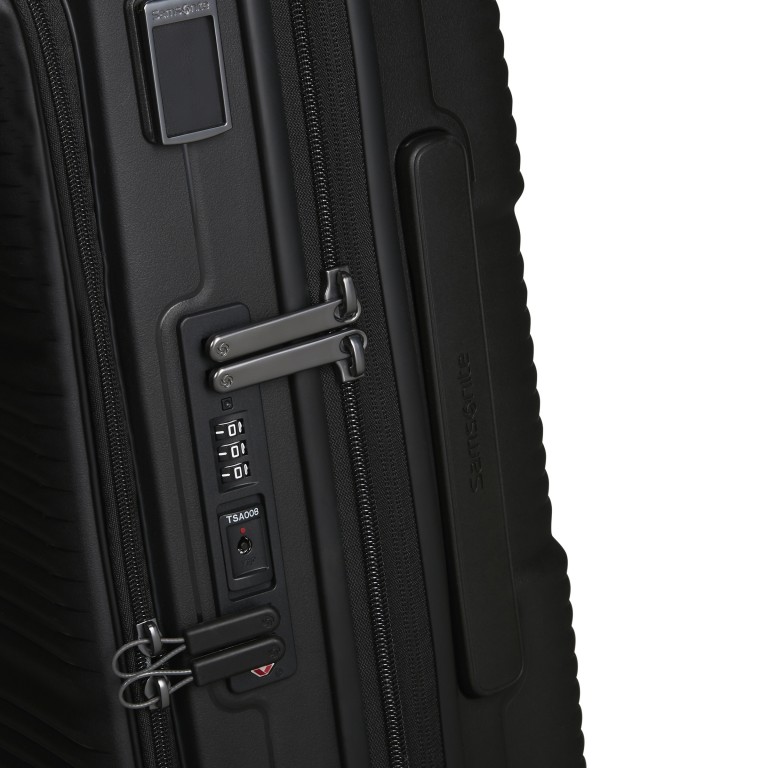 Koffer Paralux Spinner 55 expandable Black, Farbe: schwarz, Marke: Samsonite, EAN: 5400520375971, Abmessungen in cm: 39x55x23, Bild 15 von 21