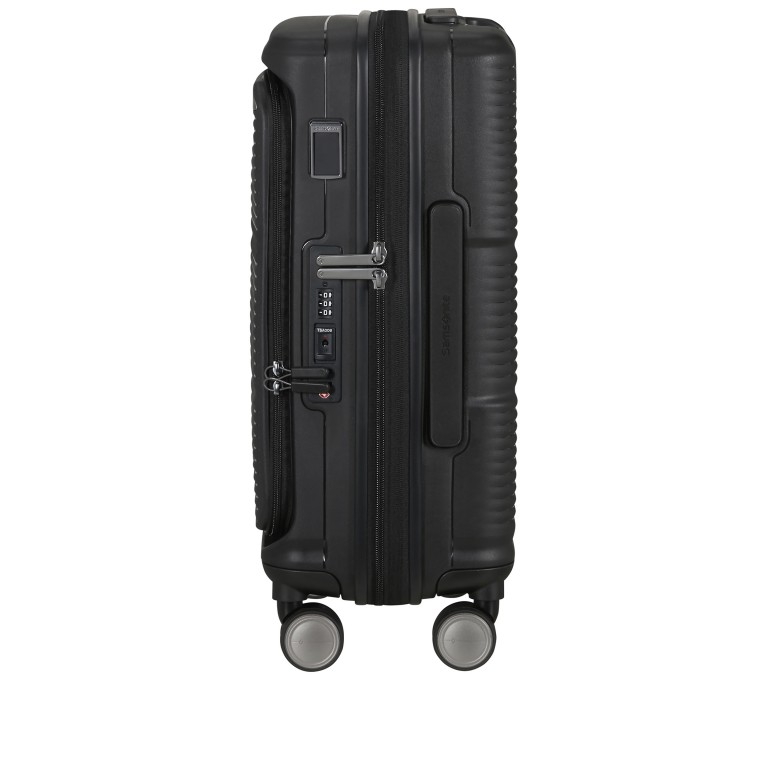 Koffer Paralux Spinner 55 expandable Black, Farbe: schwarz, Marke: Samsonite, EAN: 5400520375971, Abmessungen in cm: 39x55x23, Bild 3 von 21