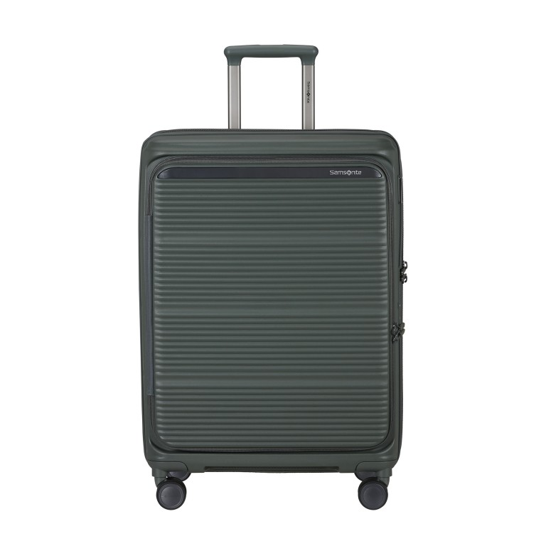 Koffer Paralux Spinner 67 expandable Olive, Farbe: grün/oliv, Marke: Samsonite, EAN: 5400520376336, Abmessungen in cm: 47x67x30, Bild 1 von 19