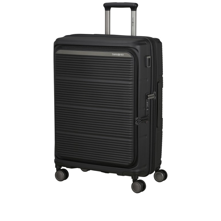 Koffer Paralux Spinner 67 expandable Black, Farbe: schwarz, Marke: Samsonite, EAN: 5400520376015, Abmessungen in cm: 47x67x30, Bild 2 von 19