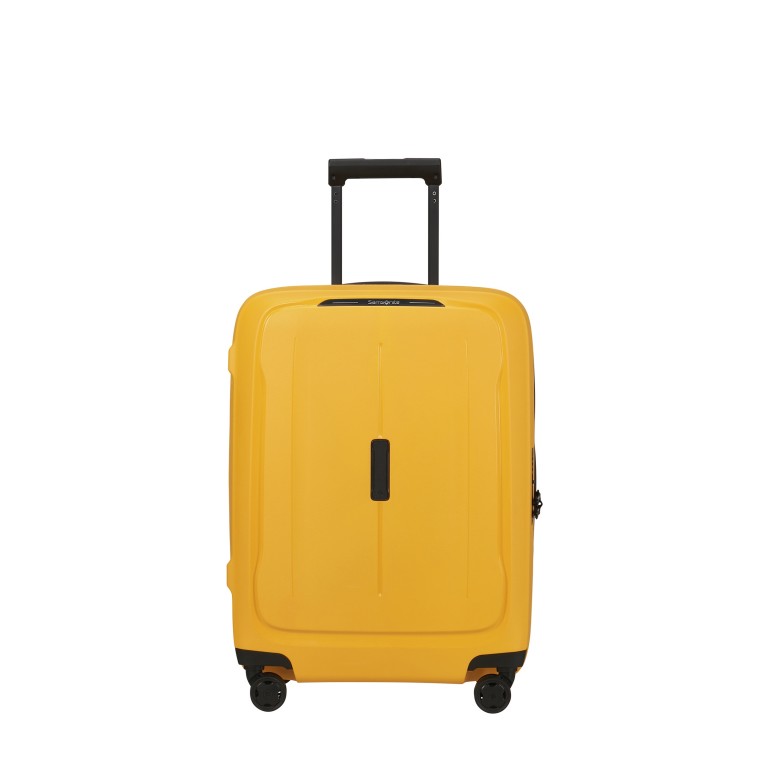 Koffer Essens Spinner 55 expandable Radient Yellow, Farbe: gelb, Marke: Samsonite, EAN: 5400520382375, Abmessungen in cm: 40x55x23, Bild 1 von 20