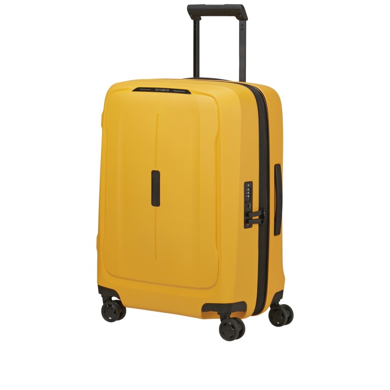 Koffer Essens Spinner 55 expandable Radient Yellow, Farbe: gelb, Marke: Samsonite, EAN: 5400520382375, Abmessungen in cm: 40x55x23, Bild 2 von 20