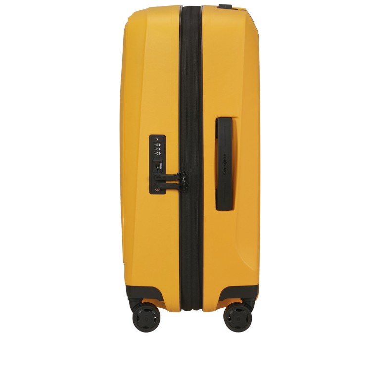 Koffer Essens Spinner 55 expandable Radient Yellow, Farbe: gelb, Marke: Samsonite, EAN: 5400520382375, Abmessungen in cm: 40x55x23, Bild 3 von 20