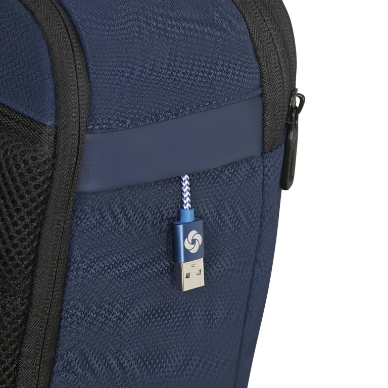 Rucksack Moderny Underseater Backpack M 17,3 Zoll Blue, Farbe: blau/petrol, Marke: Samsonite, EAN: 5400520375469, Abmessungen in cm: 31x46x19, Bild 16 von 16