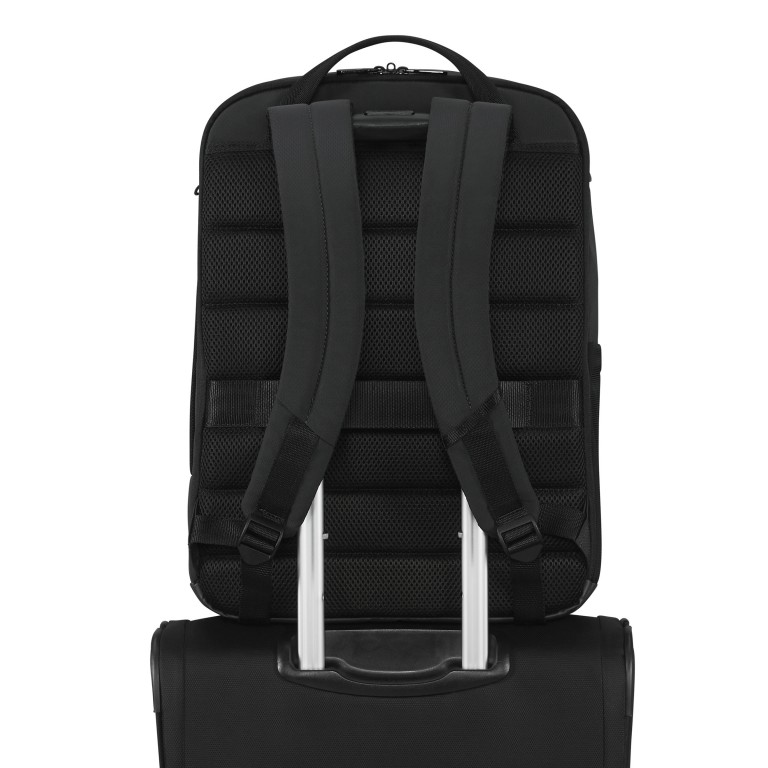 Rucksack Moderny Underseater Backpack M 17,3 Zoll Black, Farbe: schwarz, Marke: Samsonite, EAN: 5400520375452, Abmessungen in cm: 31x46x19, Bild 6 von 16