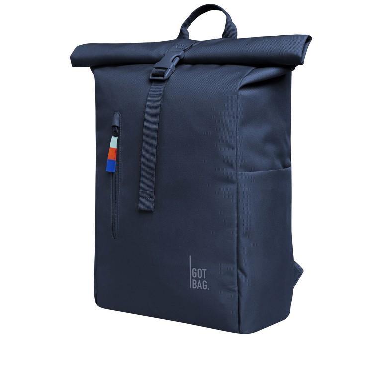 Rucksack Rolltop Easy mit Laptopfach Deep Ocean, Farbe: blau/petrol, Marke: Got Bag, EAN: 4262534670647, Abmessungen in cm: 30x42x15, Bild 2 von 14