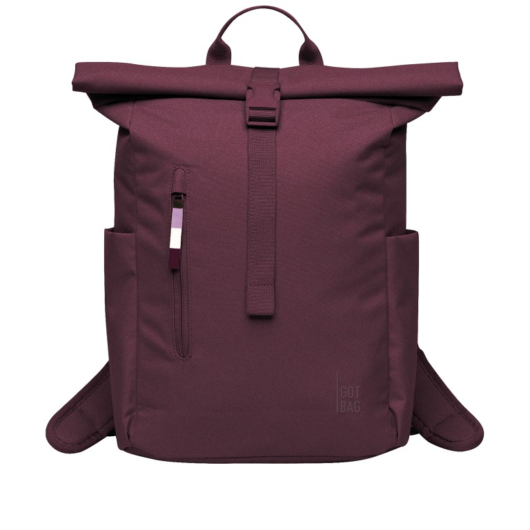 Rucksack Rolltop Easy Small Monochrome Kraken, Farbe: rot/weinrot, Marke: Got Bag, EAN: 4262534670562, Abmessungen in cm: 27x40x13, Bild 1 von 10