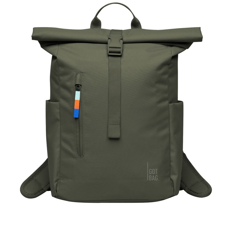Rucksack Rolltop Easy Small Algae, Farbe: grün/oliv, Marke: Got Bag, EAN: 4262534670487, Abmessungen in cm: 27x40x13, Bild 1 von 10