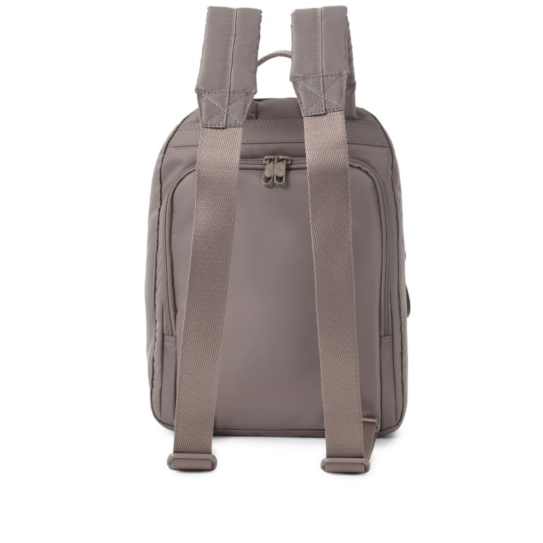 Rucksack Inner City Neo HIC11L Sepia, Farbe: taupe/khaki, Marke: Hedgren, EAN: 5413507867499, Abmessungen in cm: 26x33x8, Bild 4 von 8