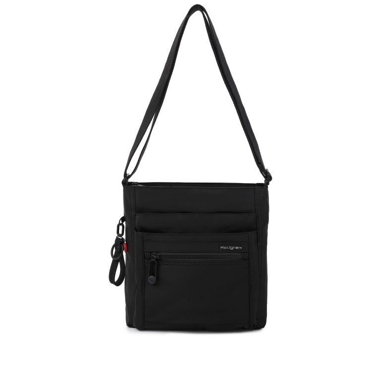 Umhängetasche Inner City Neo Orva mit RFID-Schutz Black, Farbe: schwarz, Marke: Hedgren, EAN: 5413507867598, Abmessungen in cm: 24x25.5x8.5, Bild 4 von 8