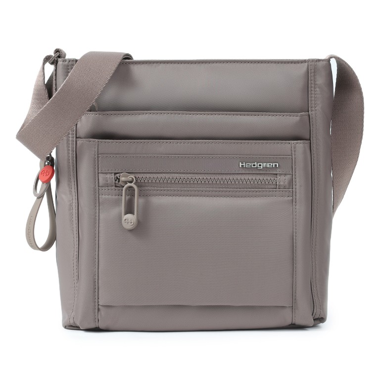 Umhängetasche Inner City Neo Orva mit RFID-Schutz Sepia, Farbe: taupe/khaki, Marke: Hedgren, EAN: 5413507867611, Abmessungen in cm: 24x25.5x8.5, Bild 1 von 9
