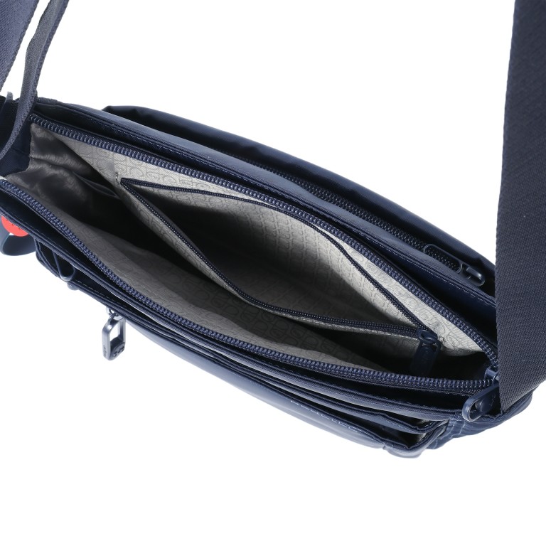 Umhängetasche Inner City Neo Orva mit RFID-Schutz Total Eclipse, Farbe: blau/petrol, Marke: Hedgren, EAN: 5413507867604, Abmessungen in cm: 24x25.5x8.5, Bild 6 von 9