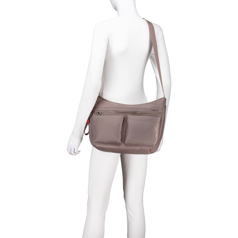 Beuteltasche Inner City Neo Alex Large mit RFID-Schutz Sepia, Farbe: taupe/khaki, Marke: Hedgren, EAN: 5413507867727, Abmessungen in cm: 27x34.5x10.5, Bild 6 von 9