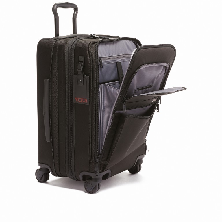 Koffer Alpha 3 International Office 4 Wheel Black, Farbe: schwarz, Marke: Tumi, EAN: 0742315471488, Abmessungen in cm: 35.5x56x23, Bild 3 von 6