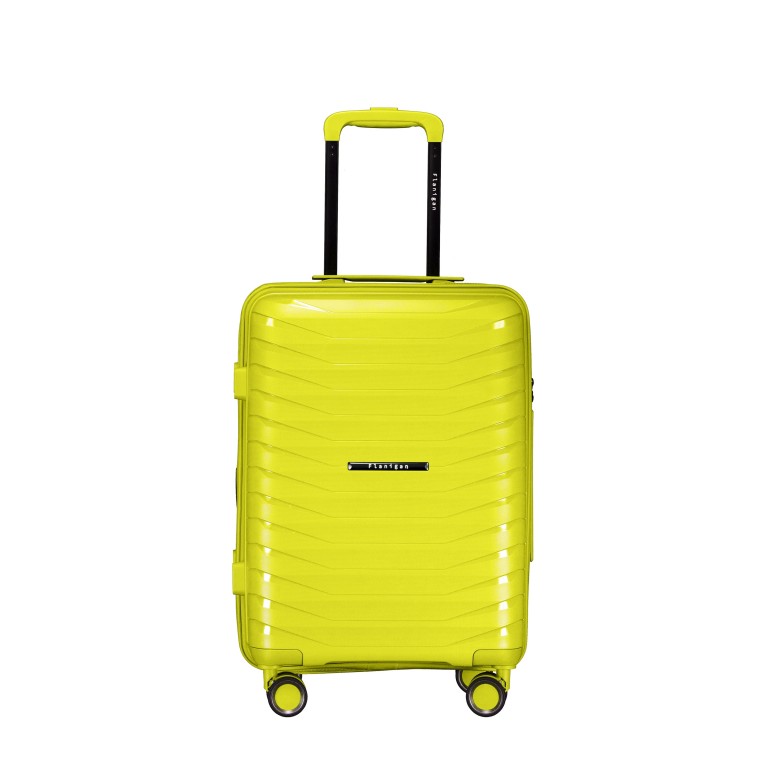 Koffer FLP15 erweiterbar Größe S Lime Green, Farbe: grün/oliv, Marke: Flanigan, EAN: 4066727007575, Abmessungen in cm: 40x55x22, Bild 1 von 12