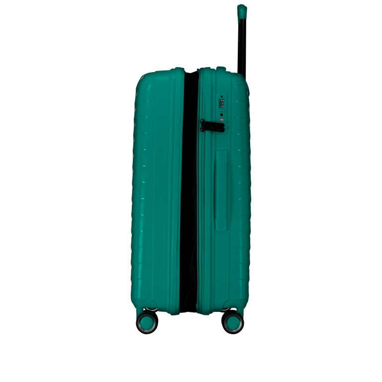 Koffer FLP15 erweiterbar Größe M Teal, Farbe: blau/petrol, Marke: Flanigan, EAN: 4066727007469, Abmessungen in cm: 45x69x25, Bild 6 von 11