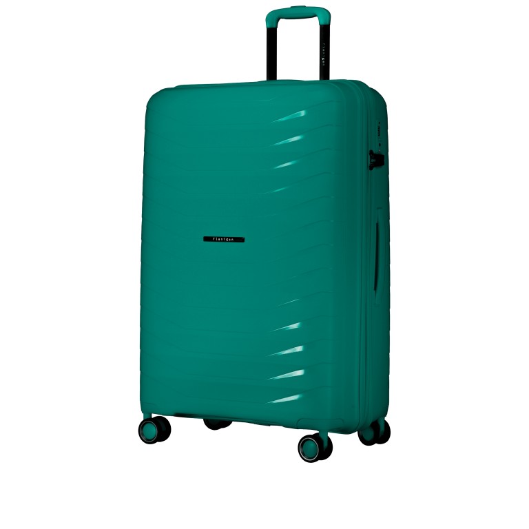 Koffer FLP15 Größe L Teal, Farbe: blau/petrol, Marke: Flanigan, EAN: 4066727007476, Abmessungen in cm: 51x78x29, Bild 2 von 10