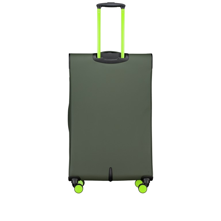 Koffer FLT27 erweiterbar Größe 80 cm Olive Neongreen, Farbe: grün/oliv, Marke: Flanigan, EAN: 4066727007674, Abmessungen in cm: 47x80x30, Bild 7 von 10