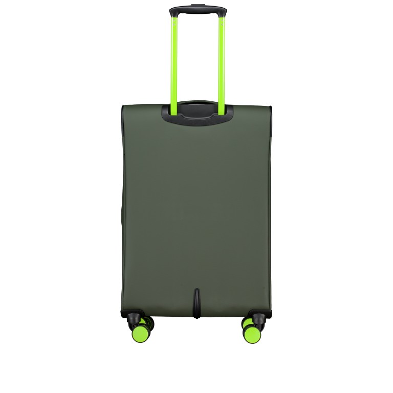 Koffer FLT27 erweiterbar Größe 68 cm Olive Neongreen, Farbe: grün/oliv, Marke: Flanigan, EAN: 4066727007667, Abmessungen in cm: 43x68x27, Bild 7 von 10