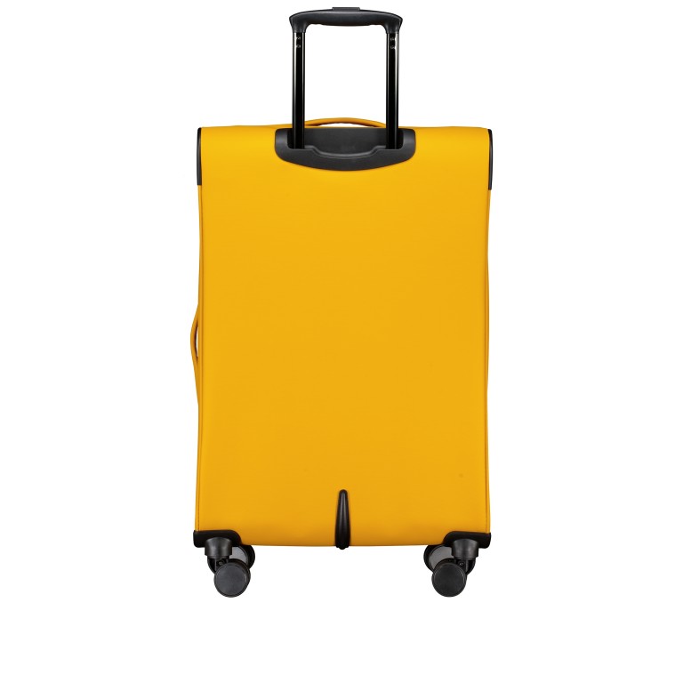 Koffer FLT27 erweiterbar Größe 68 cm Yellow Black, Farbe: gelb, Marke: Flanigan, EAN: 4066727007711, Abmessungen in cm: 43x68x27, Bild 5 von 10