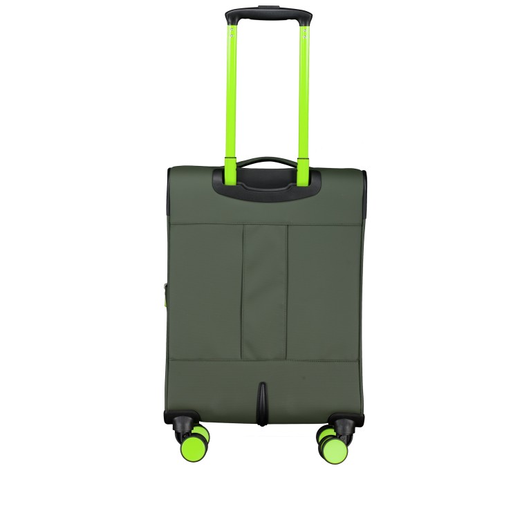 Koffer FLT27 erweiterbar Größe 55 cm Olive Neongreen, Farbe: grün/oliv, Marke: Flanigan, EAN: 4066727007650, Abmessungen in cm: 39x55x23, Bild 7 von 10