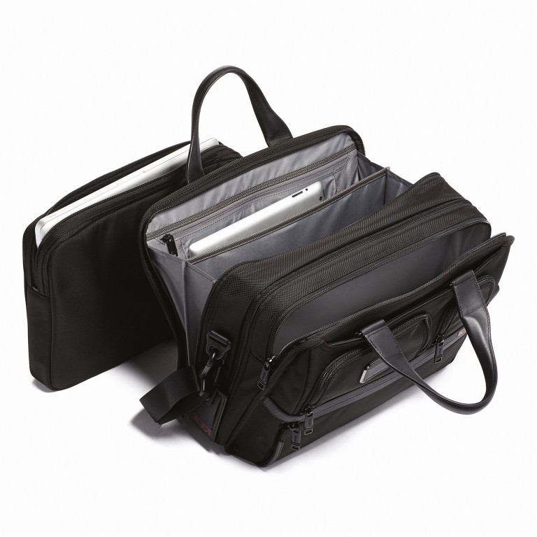 Laptoptasche Alpha 3 Expandable Organiser Brief für Laptop 15 Zoll Black, Farbe: schwarz, Marke: Tumi, EAN: 0742315476933, Abmessungen in cm: 40.5x32x14, Bild 11 von 11