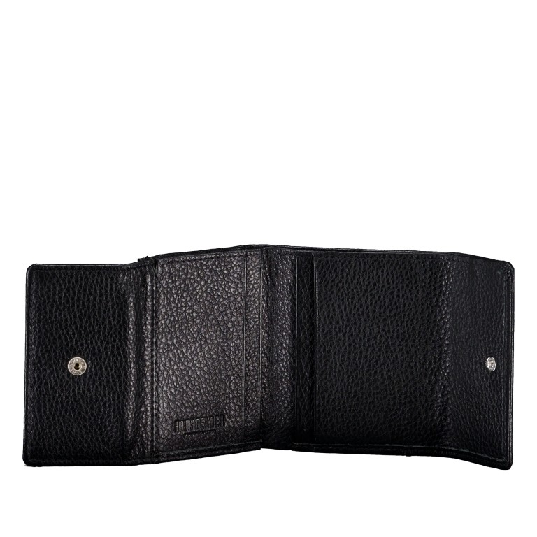 Geldbörse mit RFID-Schutz Black, Farbe: schwarz, Marke: Hausfelder Manufaktur, EAN: 4065646029231, Abmessungen in cm: 10.3x8.7x1.7, Bild 5 von 5