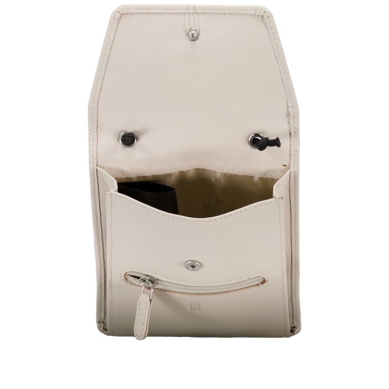 Brustbeutel / Gürteltasche Nappa Beige, Farbe: beige, Marke: Hausfelder Manufaktur, EAN: 4065646028531, Abmessungen in cm: 12x17x0.5, Bild 4 von 4