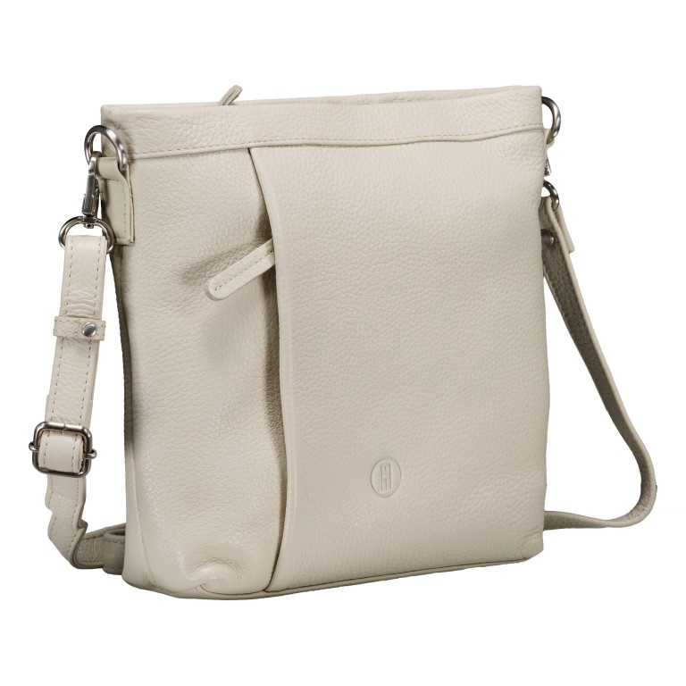 Umhängetasche Beige, Farbe: beige, Marke: Hausfelder Manufaktur, EAN: 4065646028371, Abmessungen in cm: 20x23x6, Bild 2 von 6