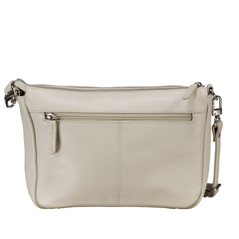 Umhängetasche Soft Print Beige, Farbe: beige, Marke: Hausfelder Manufaktur, EAN: 4065646028388, Abmessungen in cm: 25.5x19x7, Bild 3 von 5