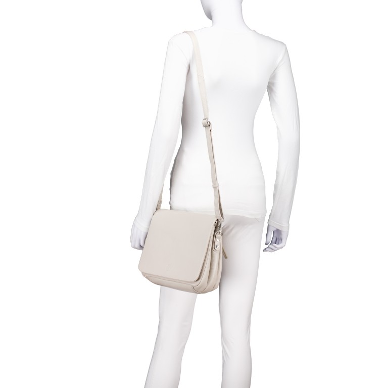 Umhängetasche Beige, Farbe: beige, Marke: Hausfelder Manufaktur, EAN: 4065646028104, Abmessungen in cm: 26.5x24x9, Bild 4 von 6