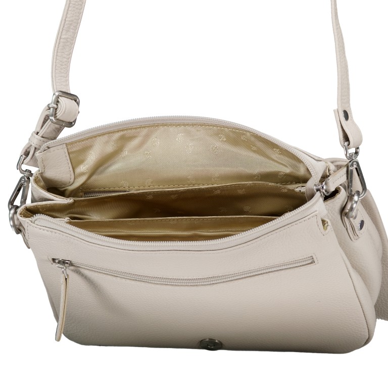 Umhängetasche Beige, Farbe: beige, Marke: Hausfelder Manufaktur, EAN: 4065646028104, Abmessungen in cm: 26.5x24x9, Bild 6 von 6