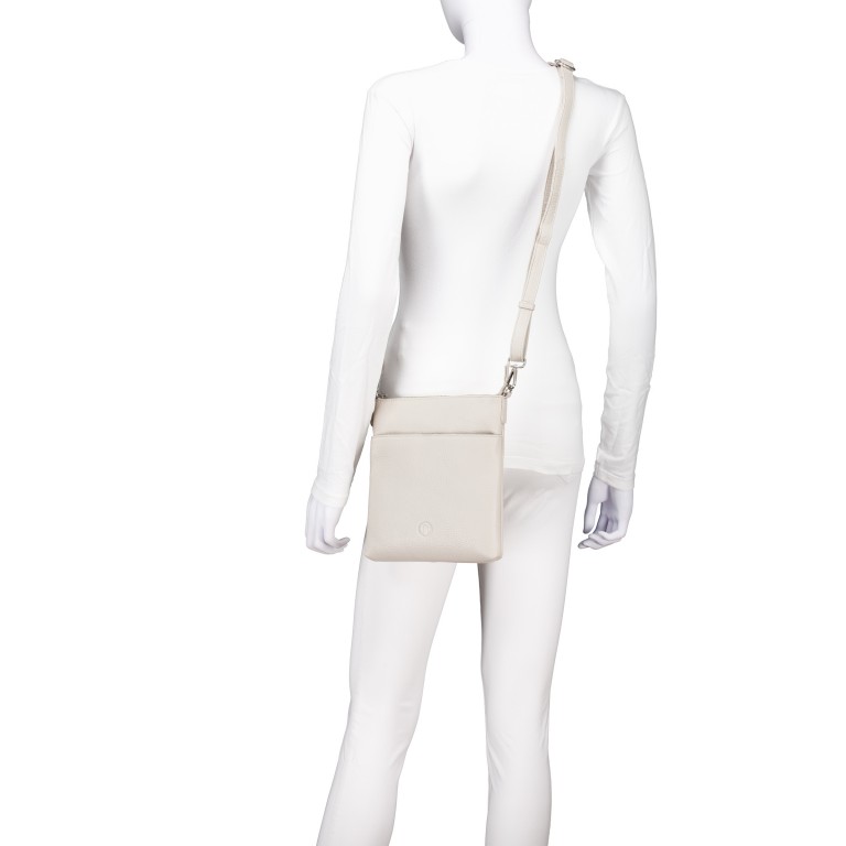 Umhängetasche Beige, Farbe: beige, Marke: Hausfelder Manufaktur, EAN: 4065646028135, Abmessungen in cm: 21.5x23x3, Bild 5 von 6