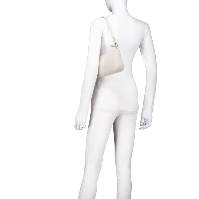 Umhängetasche Beige, Farbe: beige, Marke: Hausfelder Manufaktur, EAN: 4065646028715, Abmessungen in cm: 23.5x14x5, Bild 5 von 8