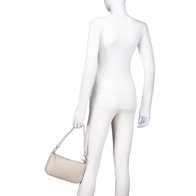 Umhängetasche Beige, Farbe: beige, Marke: Hausfelder Manufaktur, EAN: 4065646028715, Abmessungen in cm: 23.5x14x5, Bild 4 von 8