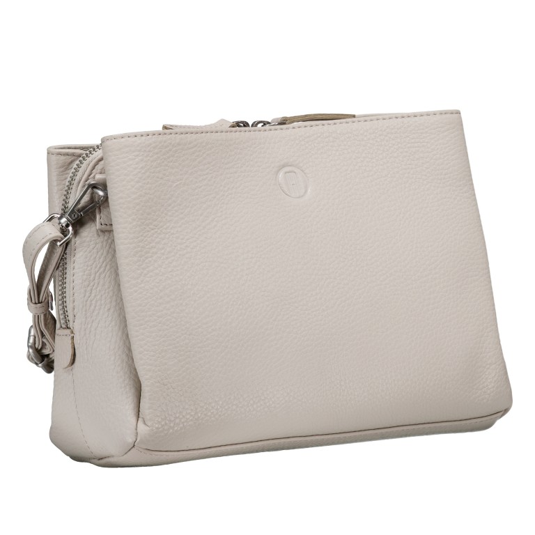 Umhängetasche Beige, Farbe: beige, Marke: Hausfelder Manufaktur, EAN: 4065646028166, Abmessungen in cm: 24x17.5x10.5, Bild 2 von 6