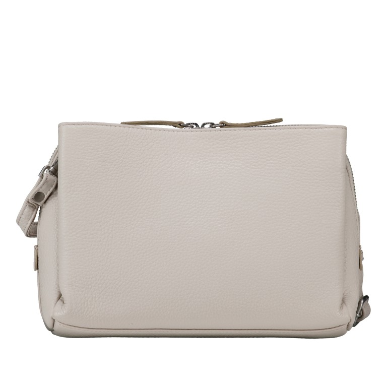 Umhängetasche Beige, Farbe: beige, Marke: Hausfelder Manufaktur, EAN: 4065646028166, Abmessungen in cm: 24x17.5x10.5, Bild 3 von 6