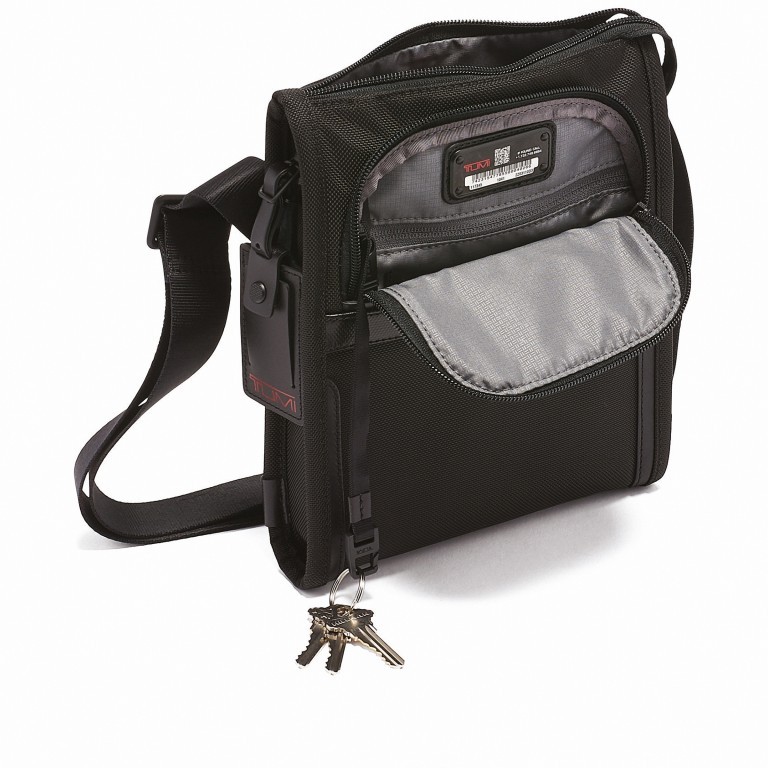 Umhängetasche Alpha 3 Pocket Bag Small Black, Farbe: schwarz, Marke: Tumi, EAN: 0742315477855, Abmessungen in cm: 20.5x24x3.7, Bild 5 von 5