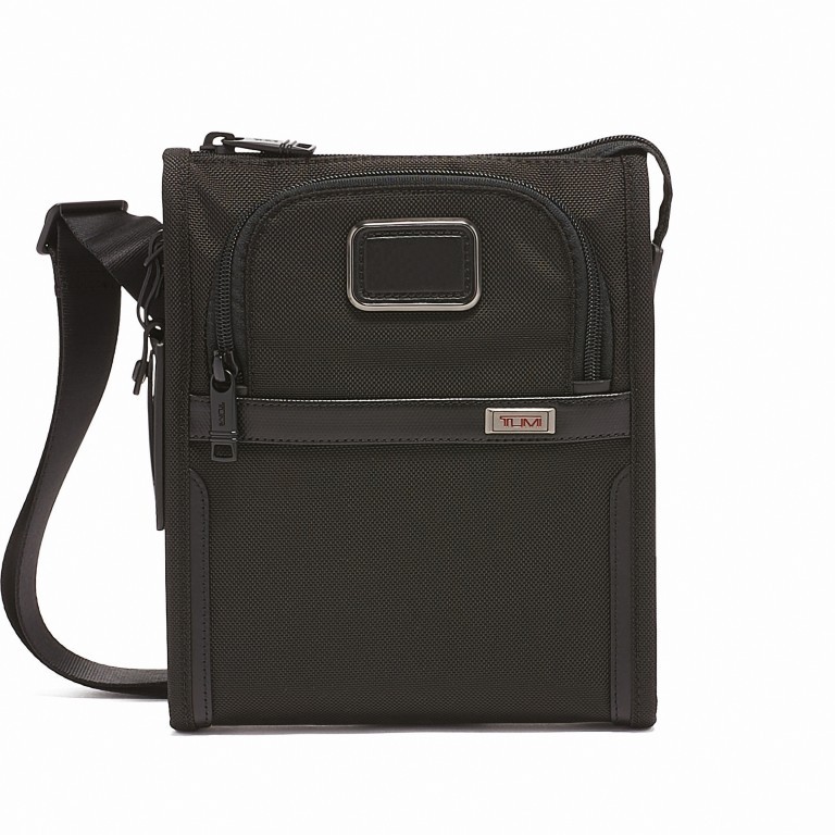 Umhängetasche Alpha 3 Pocket Bag Small Black, Farbe: schwarz, Marke: Tumi, EAN: 0742315477855, Abmessungen in cm: 20.5x24x3.7, Bild 1 von 5
