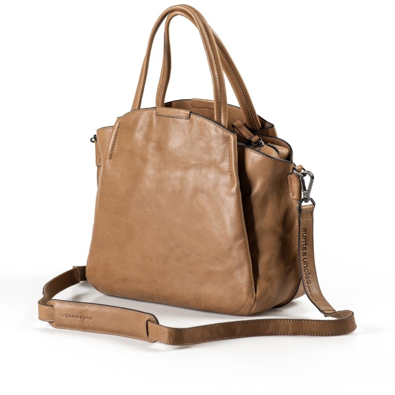 Handtasche Grandma's Luxury Club Mrs. Chiffon Pie COFFEE/Iced Coffee, Farbe: braun, Marke: Aunts & Uncles, EAN: 4255717216343, Abmessungen in cm: 33x25x12.5, Bild 3 von 11