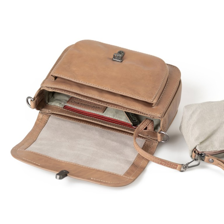 Umhängetasche Grandma's Luxury Club Mrs. Waffle COFFEE/Iced Coffee, Farbe: braun, Marke: Aunts & Uncles, EAN: 4255717216190, Abmessungen in cm: 18x12x7, Bild 6 von 6