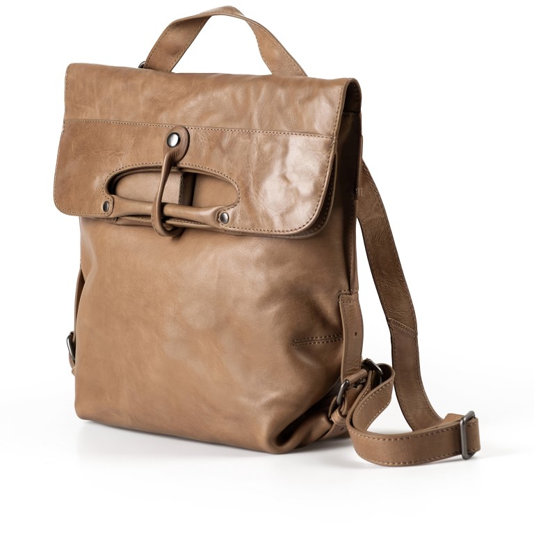 Rucksack Grandma's Luxury Club Mrs. Mince Pie COFFEE/Iced Coffee, Farbe: braun, Marke: Aunts & Uncles, EAN: 4255717215841, Abmessungen in cm: 29x29x9, Bild 2 von 7