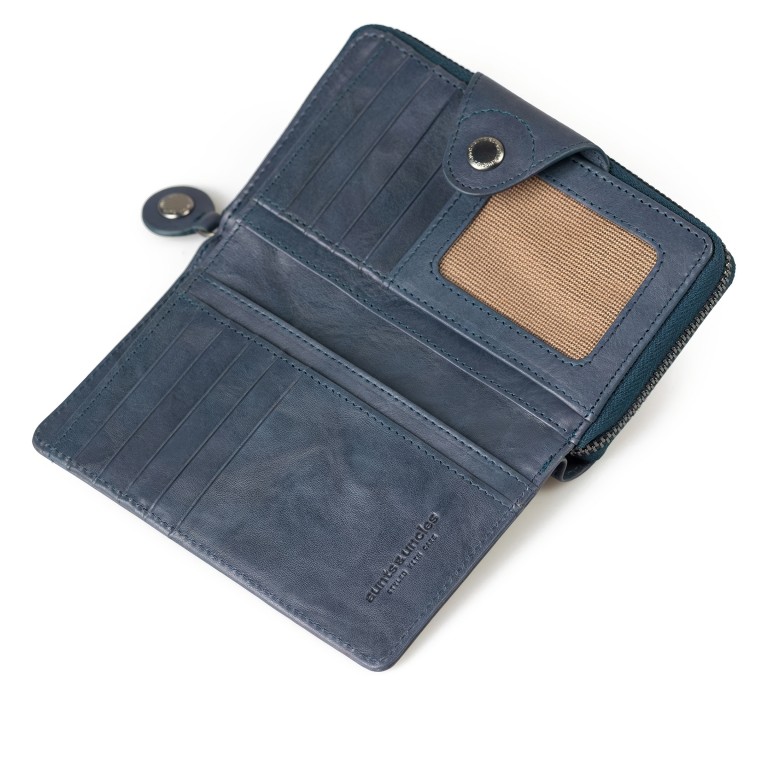 Geldbörse Grandma's Luxury Club Francis mit RFID-Schutz NAVY/Navy Blue, Farbe: blau/petrol, Marke: Aunts & Uncles, EAN: 4255717217104, Abmessungen in cm: 15x9.5x2.5, Bild 5 von 5