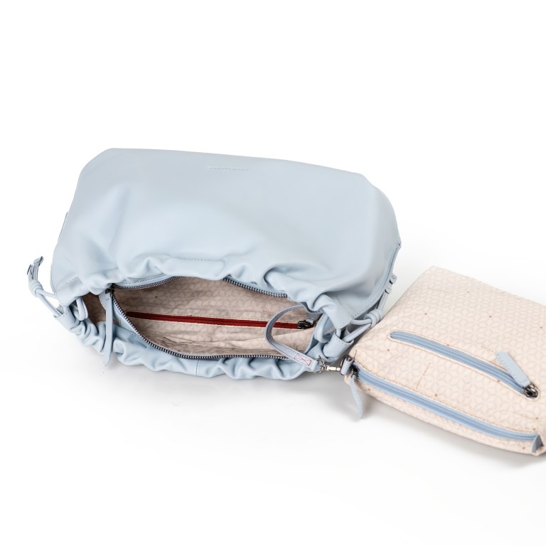 Umhängetasche Bohemian Vibes Bloom Blue Aura, Farbe: blau/petrol, Marke: Aunts & Uncles, EAN: 4255717214998, Abmessungen in cm: 34x21x13, Bild 8 von 9