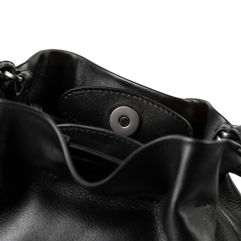 Beuteltasche Bohemian Vibes Fleur Jet Black, Farbe: schwarz, Marke: Aunts & Uncles, EAN: 4255717214905, Abmessungen in cm: 20.5x17x12.5, Bild 7 von 9