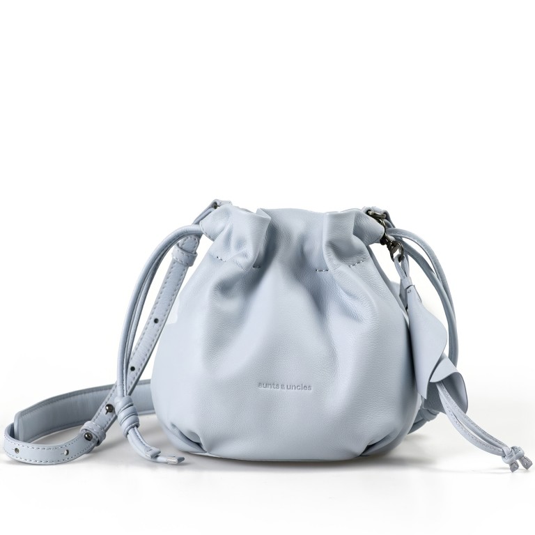 Beuteltasche Bohemian Vibes Fleur Blue Aura, Farbe: blau/petrol, Marke: Aunts & Uncles, EAN: 4255717214936, Abmessungen in cm: 20.5x17x12.5, Bild 1 von 9