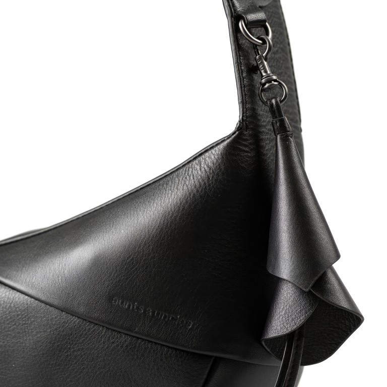 Beuteltasche Bohemian Vibes Reed Jet Black, Farbe: schwarz, Marke: Aunts & Uncles, EAN: 4255717214783, Abmessungen in cm: 30x17x10.5, Bild 7 von 8