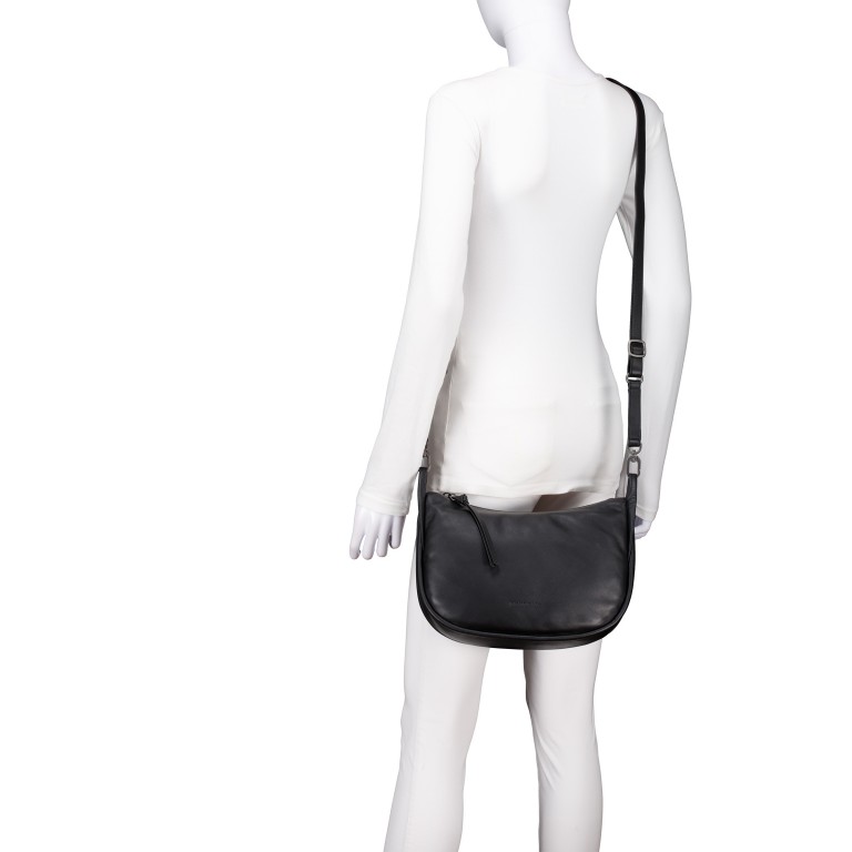 Beuteltasche Bohemian Vibes Raven Jet Black, Farbe: schwarz, Marke: Aunts & Uncles, EAN: 4255717215087, Abmessungen in cm: 29x21x9.5, Bild 7 von 10