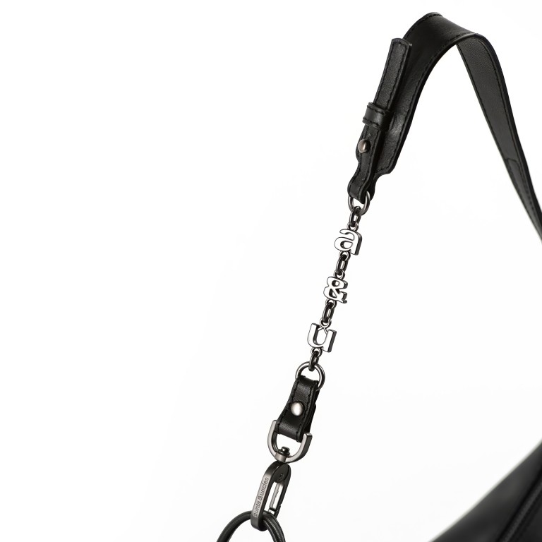 Beuteltasche Bohemian Vibes Raven Jet Black, Farbe: schwarz, Marke: Aunts & Uncles, EAN: 4255717215087, Abmessungen in cm: 29x21x9.5, Bild 9 von 10