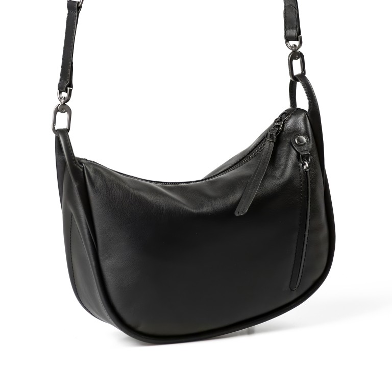 Beuteltasche Bohemian Vibes Raven Jet Black, Farbe: schwarz, Marke: Aunts & Uncles, EAN: 4255717215087, Abmessungen in cm: 29x21x9.5, Bild 3 von 10